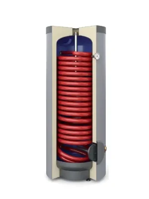 Nepřímotopný ohřívač TUV s 1 EXTRA velkým topným výměníkem 700l./6,5m2 Hete Deal
